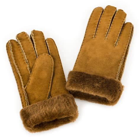 Ladies Deluxe Sheepskin Glove with Cuff - Spice – Sheepskin World