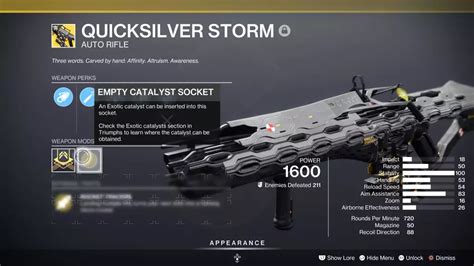 How To Get Quicksilver Storm Catalyst In Destiny 2 - GINX TV