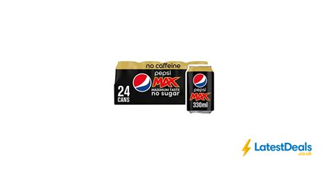 Pepsi Max No Caffeine 24pk X 330ml, £8 at Amazon