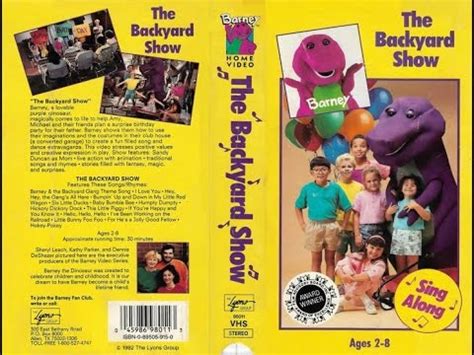 Barney And The Backyard Gang Vhs - Backyard Ideas