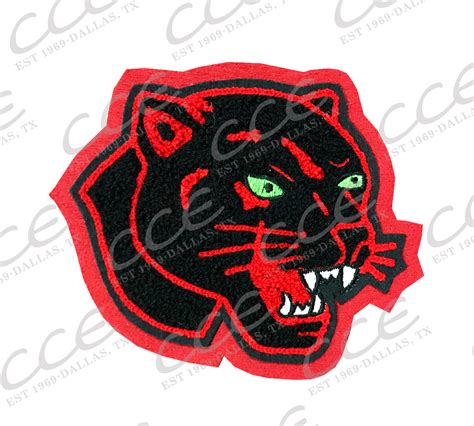 Colleyville Heritage HS Panther Sleeve Mascot – SSR Jackets Patch Store