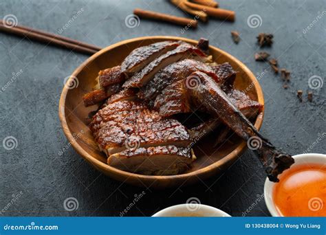 Chinese roast goose stock photo. Image of background - 130438004