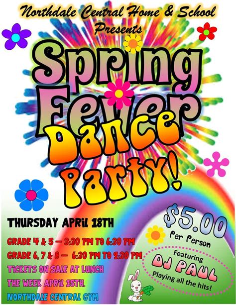 Spring Fever Dance Party | School dance themes, Middle school dance ...