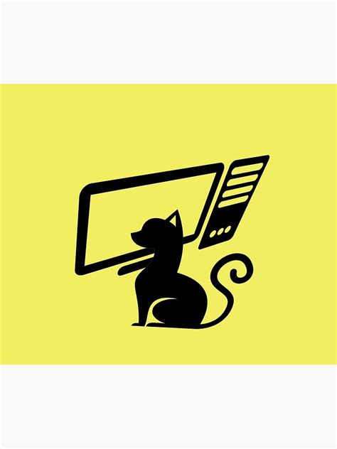 "cat laptop wallpaper" Poster for Sale by gallery85 | Redbubble