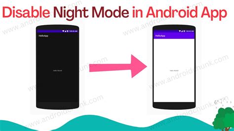 Disable Night Mode in Android App | Prevent night mode in Android app ...