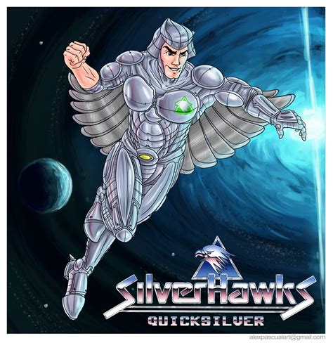 alexpascualart: Quicksilver- Silverhawks