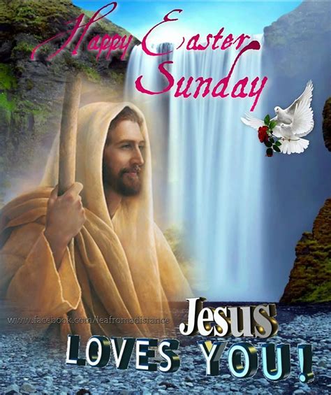 Happy Easter Sunday Jesus Loves You Pictures, Photos, and Images for ...