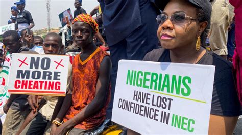 Civil Society Groups Protest in Nigeria Over Election Outcome