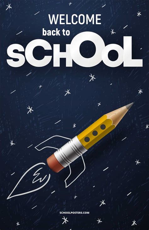 Welcome Back To School Poster – SchoolPosters.com LLC