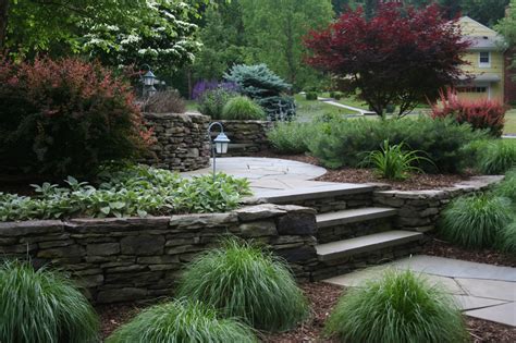 Natural Stone Retaining Walls – Cording Landscape Design