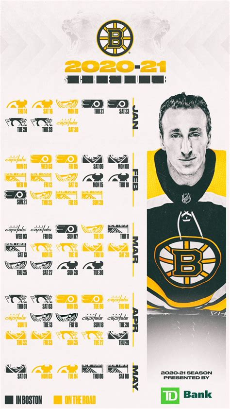 Boston Bruins Schedule Printable