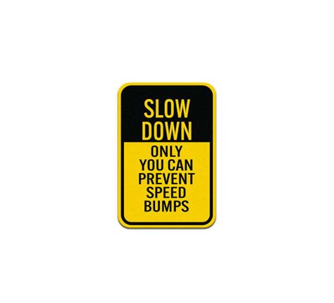 Shop for Speed Bumps Signs | BannerBuzz