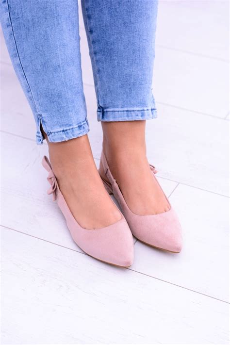 Womens Pink Ballerina in Spitz Howl | Cheap and fashionable shoes at ...