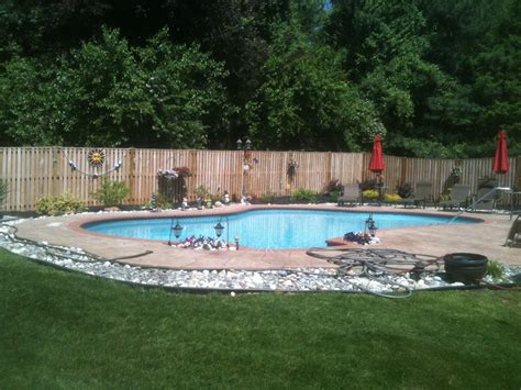 Pool Landscaping: Pool Landscaping With River Rocks