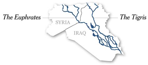 Iraq Map With Rivers