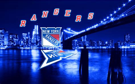 NHL New York Rangers Blue City Wallpaper by Realyze on DeviantArt