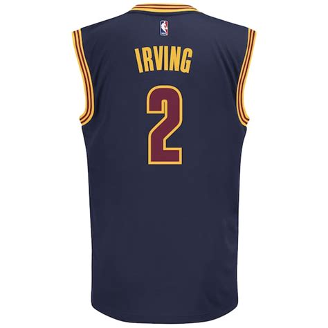 Mens Cleveland Cavaliers Kyrie Irving adidas Navy Blue Alternate Replica Jersey - NBA Store