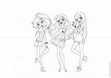 Lolirock Auriana Coloring Page Pages sketch template