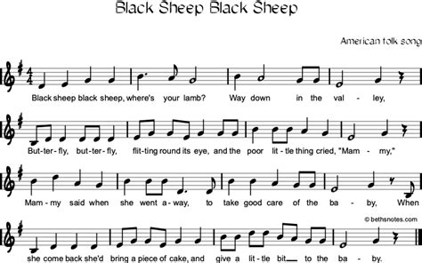 Black Sheep Black Sheep - Beth's Notes