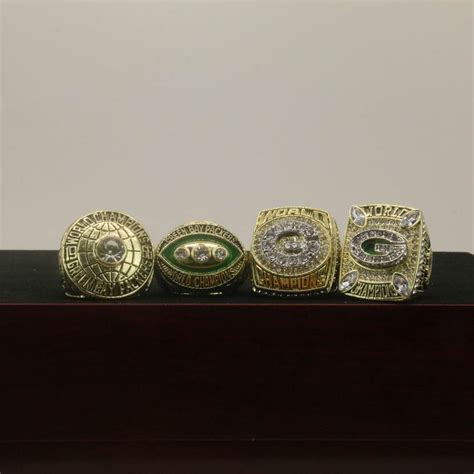 6 NFL Green Bay Packers Super Bowl Rings Set – Championship Rings Store