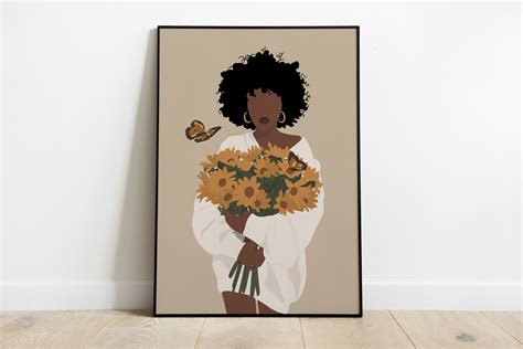 Black Art Black Woman Art African American Art Black Girl - Etsy