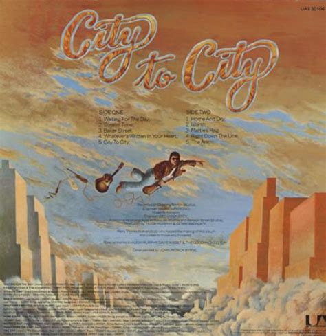 Gerry Rafferty City To City Singapore vinyl LP album (LP record) (355809)