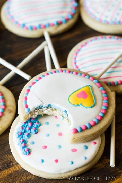 Gender Reveal Cookies Recipe and Tutorial {Easy Sugar Cookie Recipe}