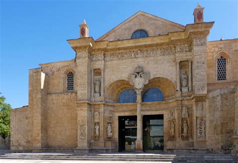 Catholic Cathedral in old downtown in Santo Domingo, Dominican Republic image - Free stock photo ...