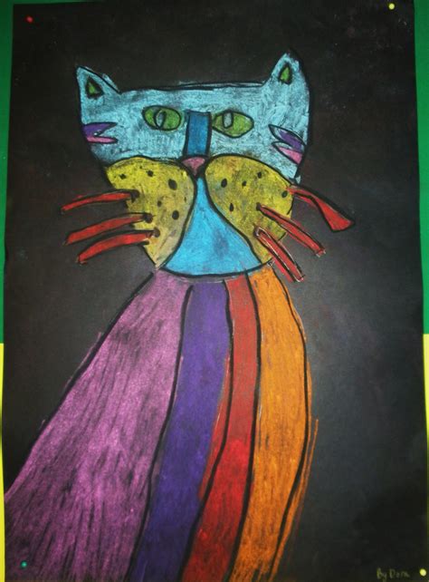 Art with Mrs Baker: Soft Pastel Cats