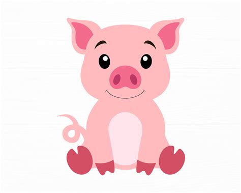 Pig Svg Farm Animal Svg Baby Pig Svg Animal Svg Cute Pig Svg - Etsy Canada