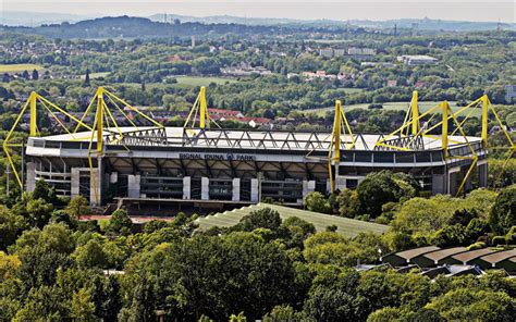 Download wallpapers Signal Iduna Park, BVB-Stadion, Dortmund, Germany, German Football Stadium ...