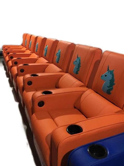 VIP Cinema Seating With Animal Embroidery Headrest