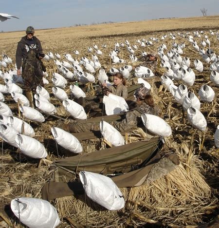 Spring Snow Goose Hunting Blinds - South Dakota Snow Goose Hunting