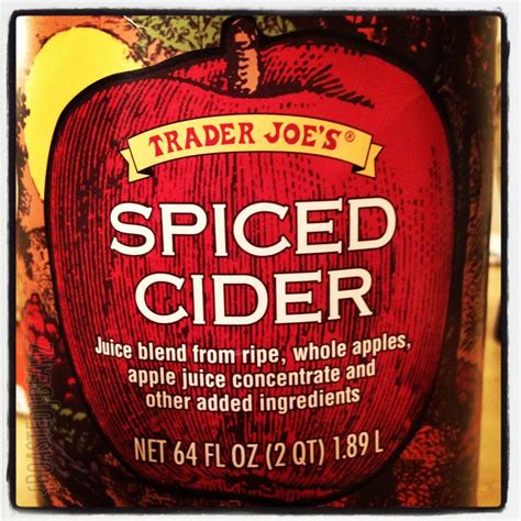 Trader Joe's Spiced Cider #InstaReview - Roasted Beanz