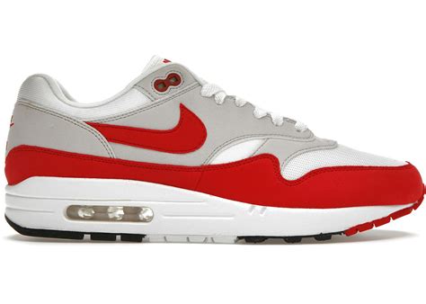 Nike Air Max 1 Anniversary Red (2017/2018 Restock Pair) - 908375-103