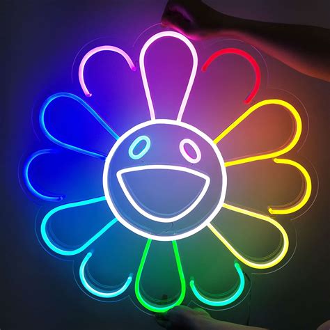 Flower par Takashi Murakami – Néon LED - La Maison Du Neon