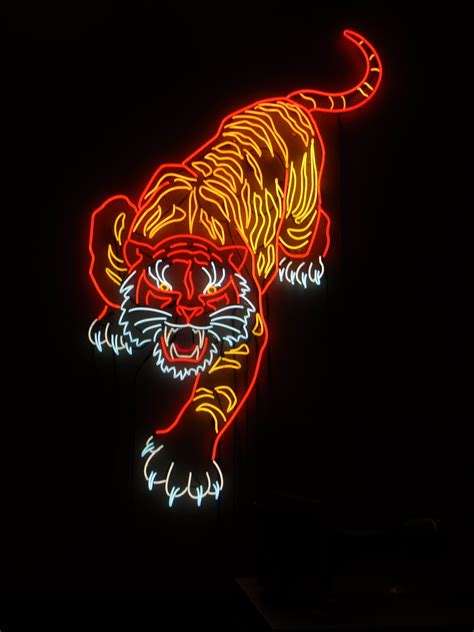 Neon Tiger (sold) | Neon signs, Neon aesthetic, Neon