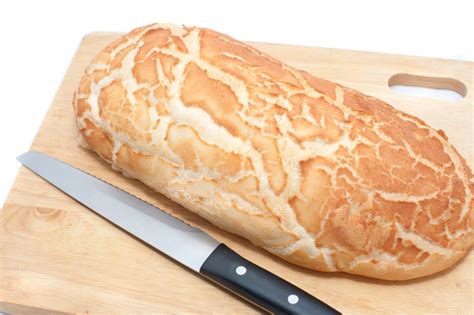 Loaf of crusty white bread - Free Stock Image