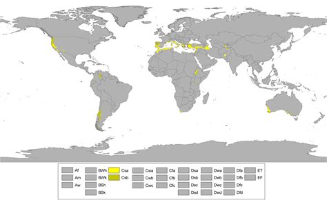 Mediterranean climate map [4231*2592] : MapPorn