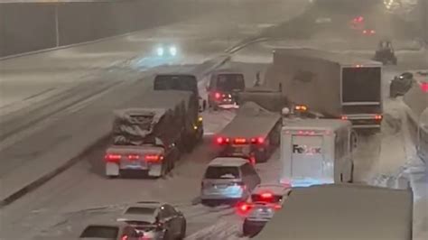 Snow Turns Interstate Into Parking Lot - Videos from The Weather Channel