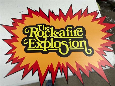 The Rock-afire Explosion (Showbiz Pizza Place) Metal Sign - 16"x23" New ...