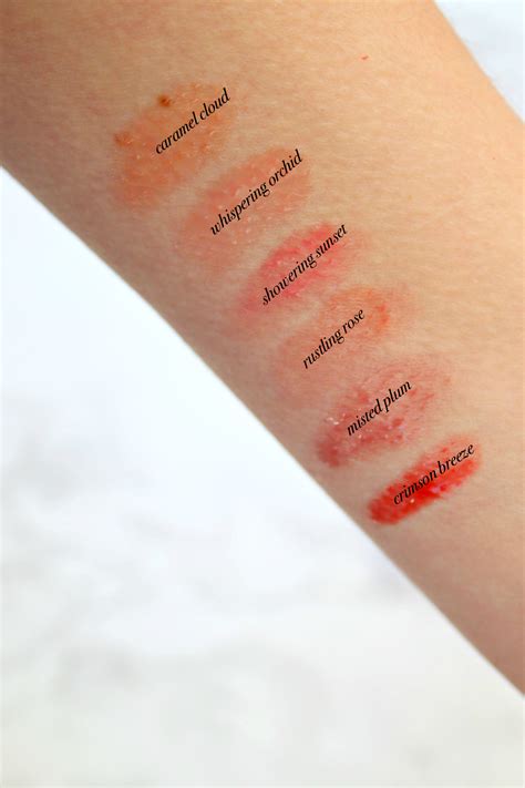 Burt's Bees Tinted Lip Oil Swatches | Diary of a Debutante