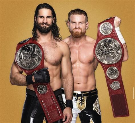 New Raw Tag Team Champion Seth Rollins & Buddy Murphy | Seth rollins, Wwe tag teams, Wwe