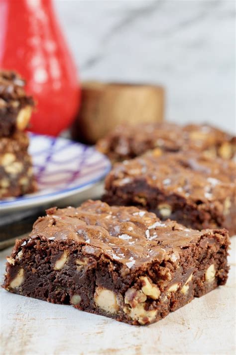 Walnut Brownies - One Bowl Recipe - Miss in the Kitchen