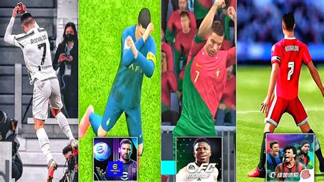 Ronaldo Suuu Celebration Comparison Real VS Mobile Games 🔥 - YouTube