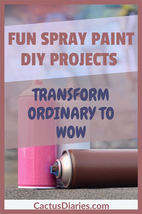 Spray paint diy projects | Diy spray paint, Diy painting, Diy projects