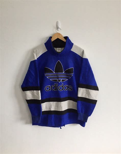 Vintage ADIDAS Front Big Logo 1980s Fleece Pullover Hoodie - Etsy | Retro outfits, Vintage ...