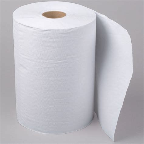 WHITE PAPER TOWEL ROLL FOR AUTO DISPENSER (6)