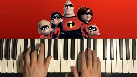 How To Play - The Incredibles - Theme Song (Piano Tutorial Lesson ...