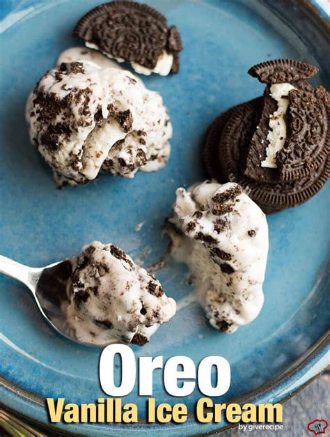 Vanilla Oreo Ice Cream - Give Recipe